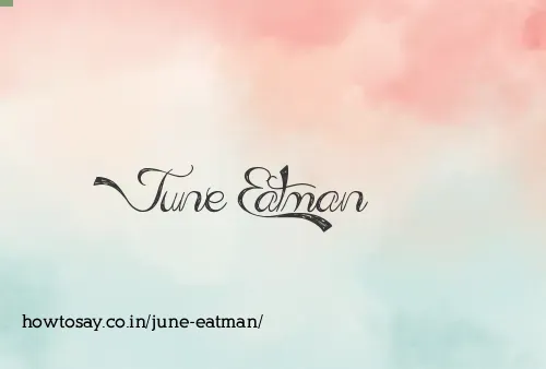 June Eatman