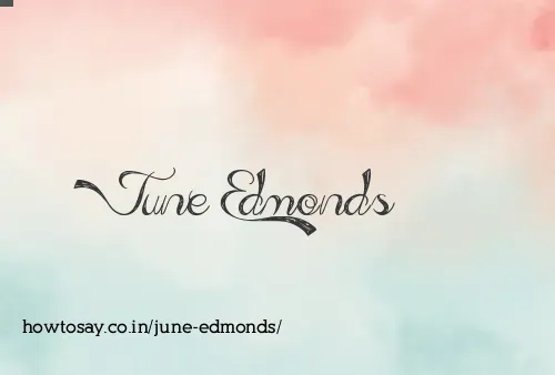 June Edmonds