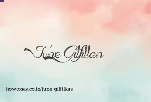 June Gilfillan