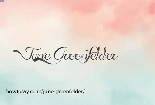 June Greenfelder