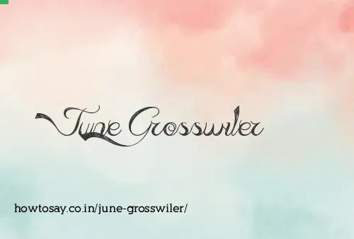 June Grosswiler