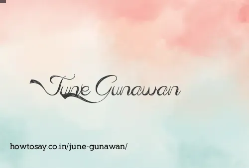 June Gunawan