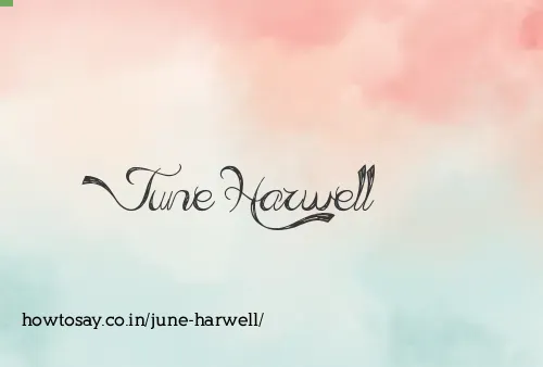 June Harwell