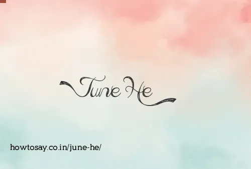 June He
