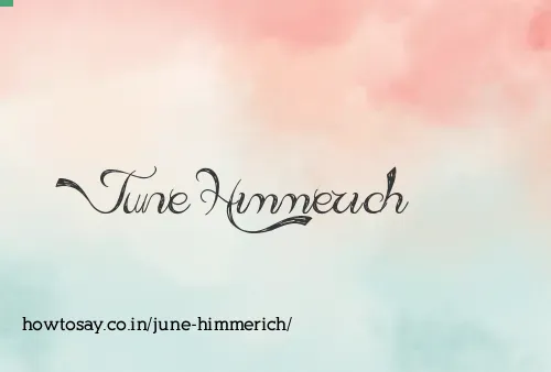 June Himmerich