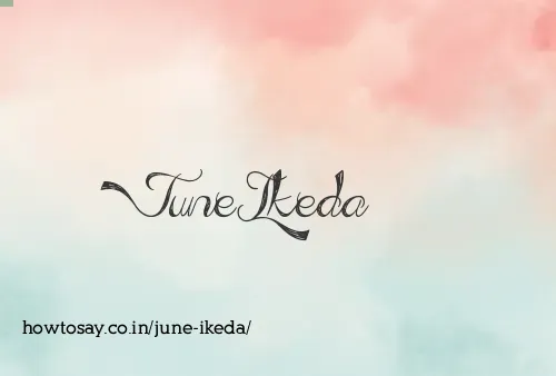 June Ikeda
