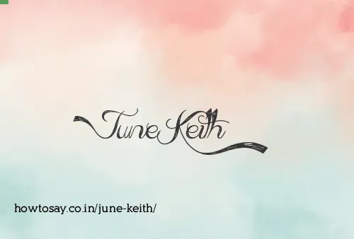 June Keith