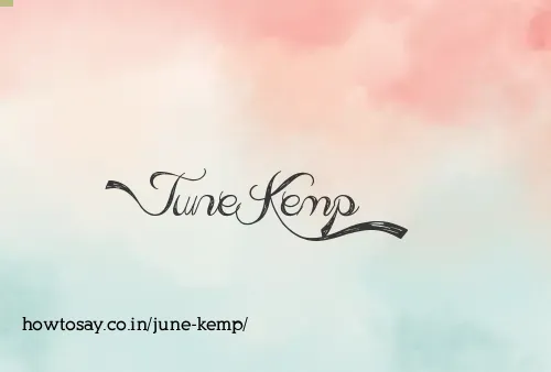 June Kemp