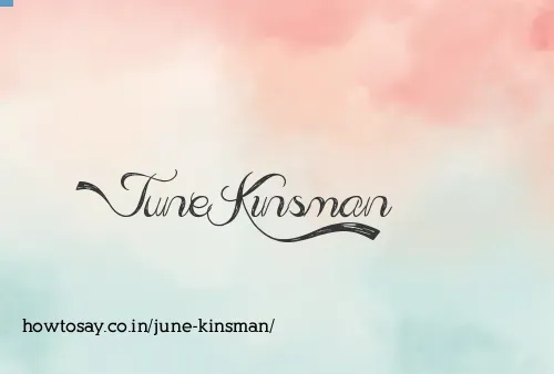 June Kinsman