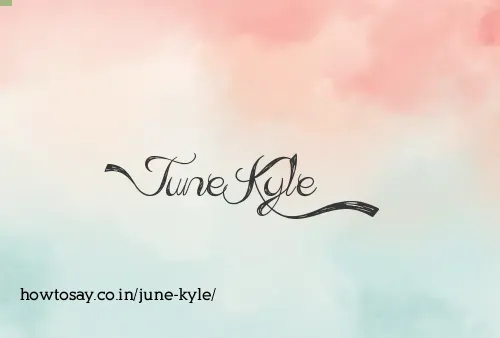 June Kyle