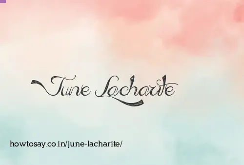 June Lacharite