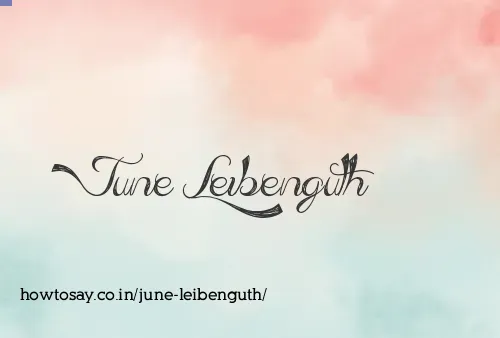 June Leibenguth