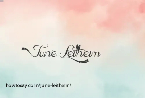 June Leitheim