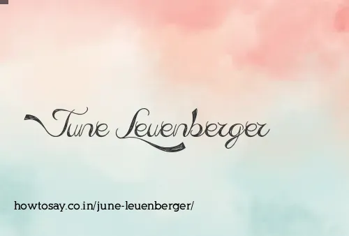 June Leuenberger