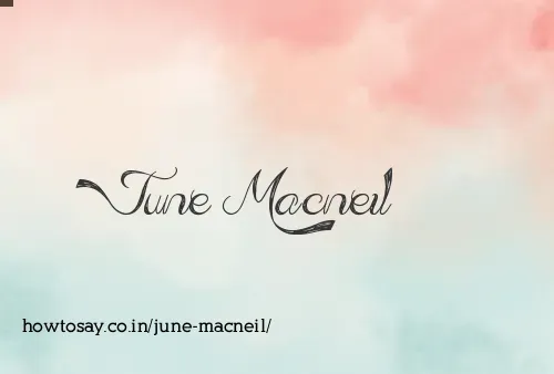 June Macneil
