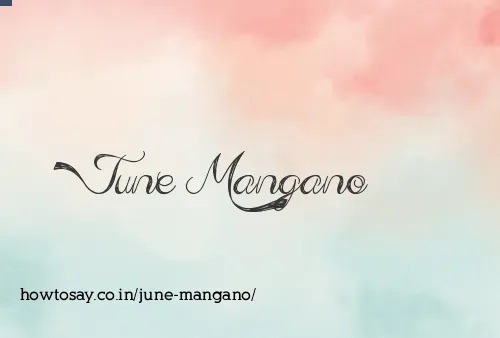 June Mangano