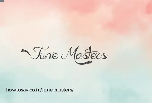 June Masters