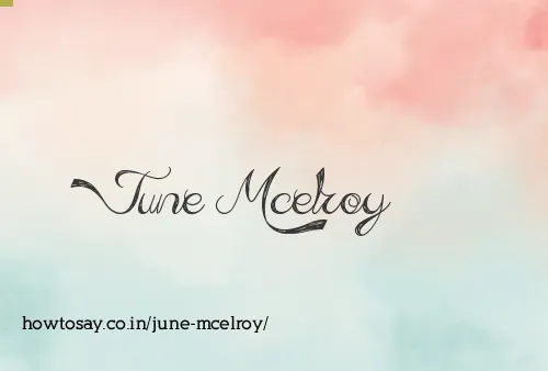 June Mcelroy
