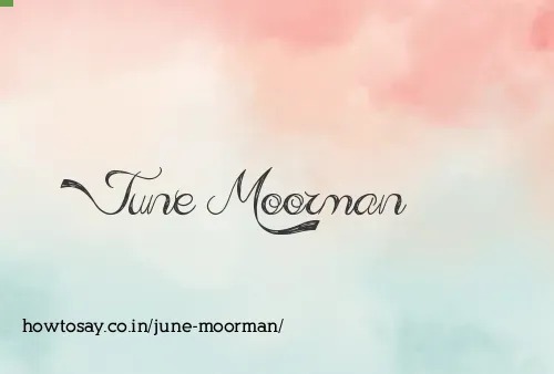 June Moorman