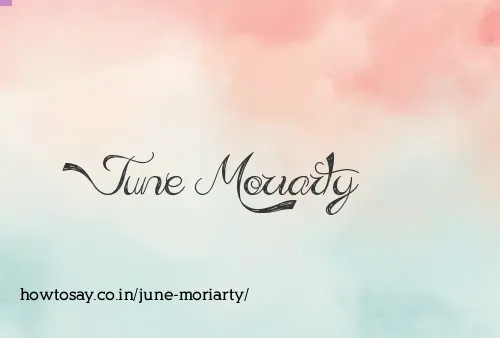 June Moriarty