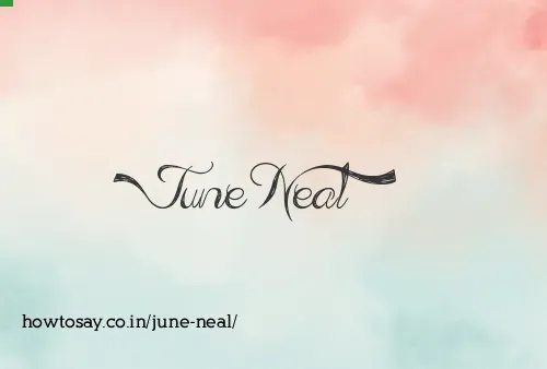 June Neal