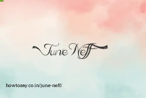 June Neff