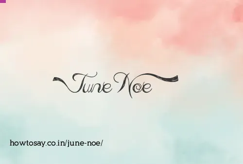 June Noe
