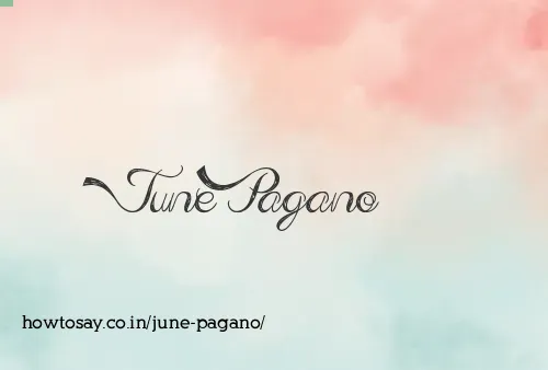 June Pagano