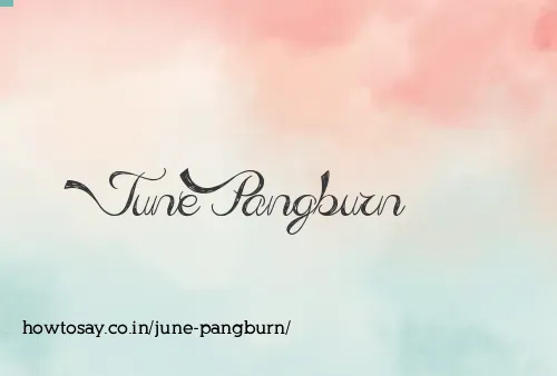 June Pangburn