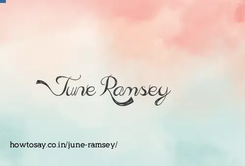 June Ramsey