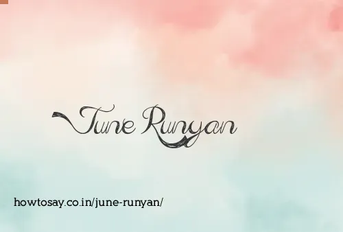 June Runyan