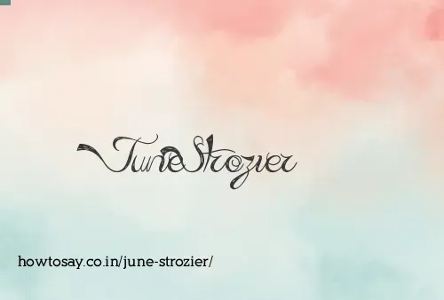 June Strozier