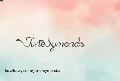 June Symonds