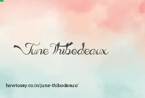 June Thibodeaux