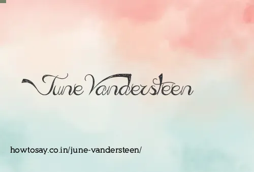 June Vandersteen