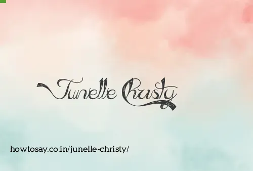 Junelle Christy
