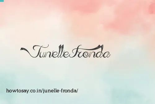 Junelle Fronda