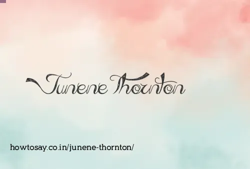 Junene Thornton