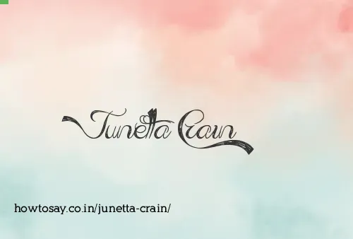 Junetta Crain