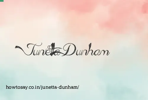 Junetta Dunham