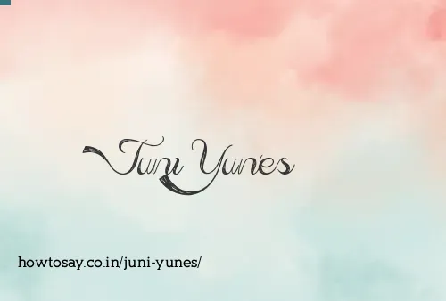 Juni Yunes