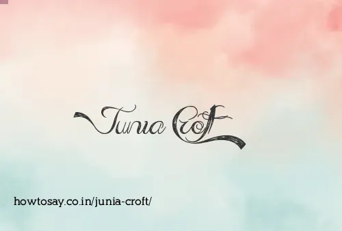 Junia Croft