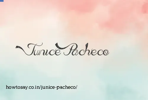 Junice Pacheco