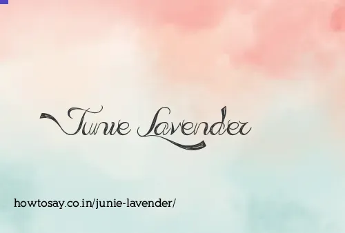 Junie Lavender