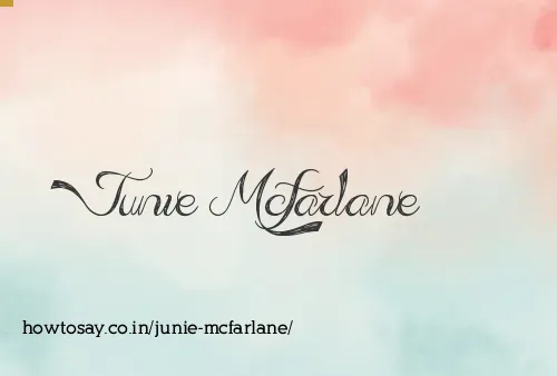 Junie Mcfarlane