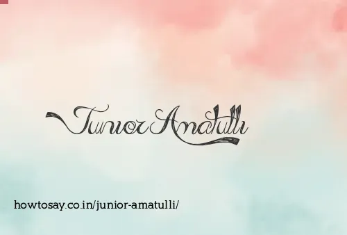 Junior Amatulli