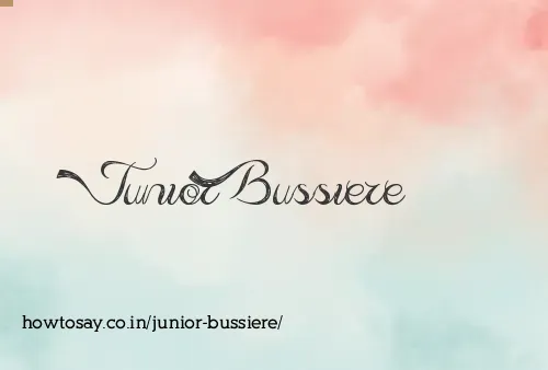 Junior Bussiere