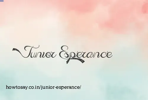 Junior Esperance