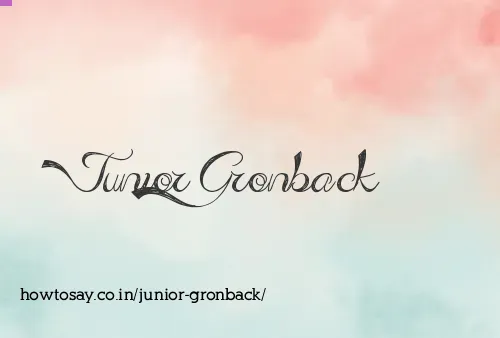 Junior Gronback