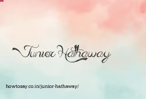 Junior Hathaway